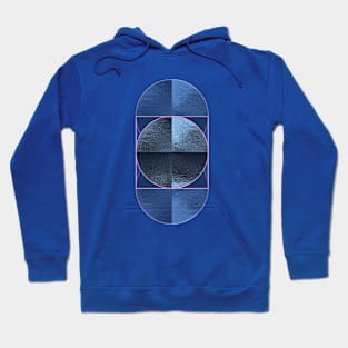 Square and circles. Hoodie